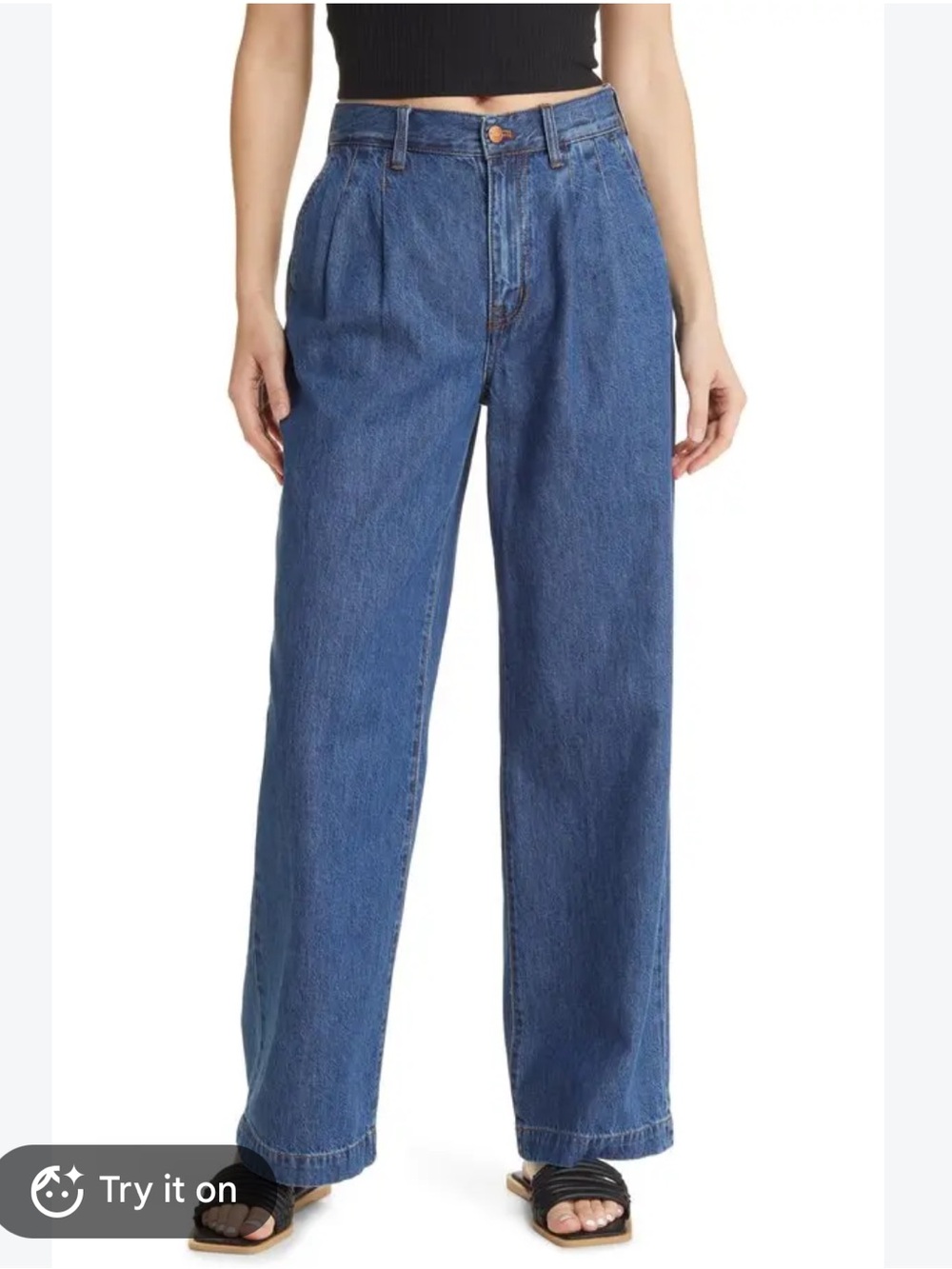 Madewell Baggy Straight Jeans